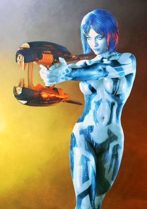 Cortana cosplay porn