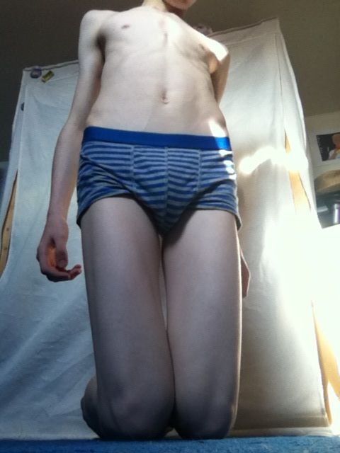 Incredible g-string photo featuring lovely gay teen