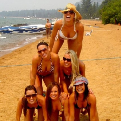 pyramid of tits!