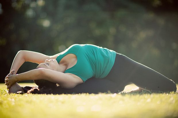 Krista Shirley in Ashtanga Vinyasa Yoga Intermediate posture, Parighasana by The Yoga Shala on Flickr. girls4contortion.com