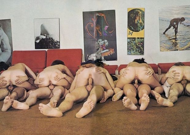 Vintage group sex with friends