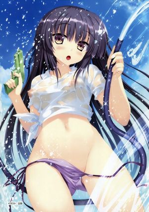 Wet underwear hentai