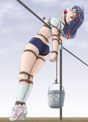 Giant anime girl bondage picture