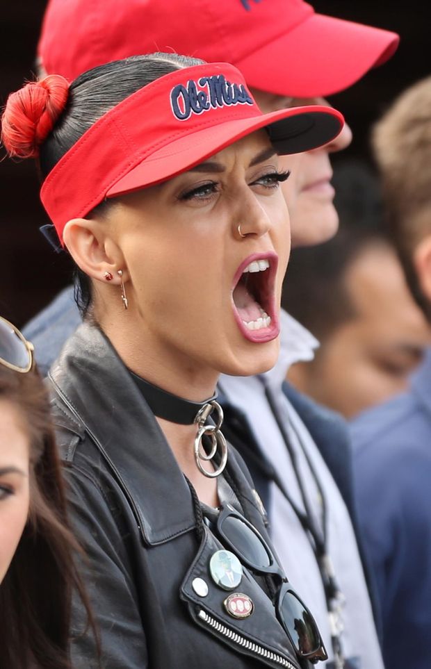 Katy Perry Mouth Wide Open