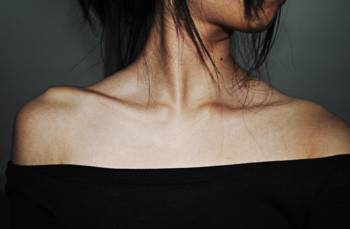 Sexy collarbone