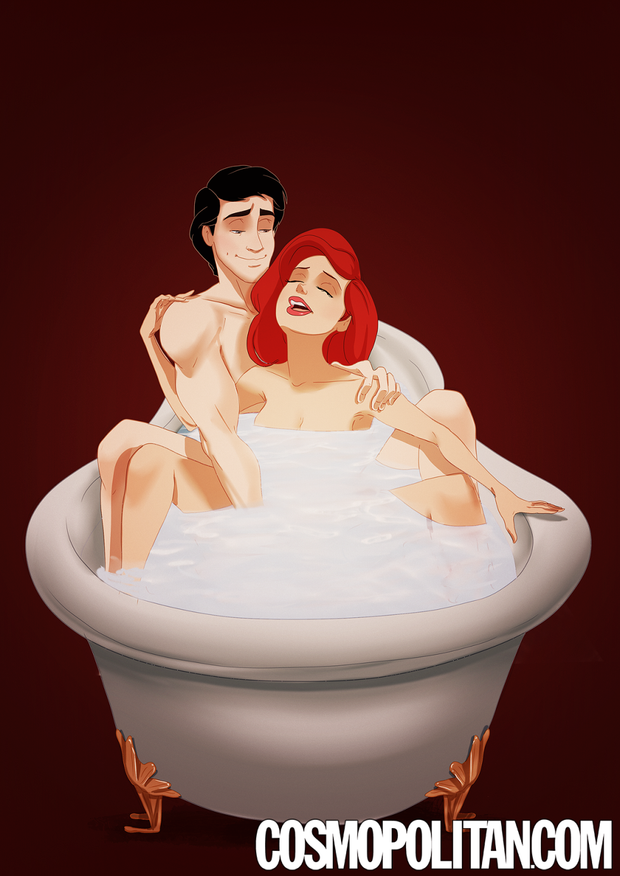 Ariel and Prince Eric (Disney 50 shades of grey)