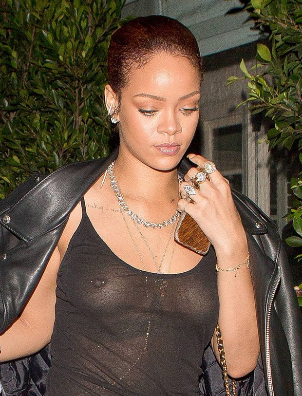 Rihanna in See Through