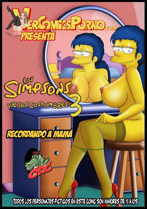 Marge Simpson with large breasts