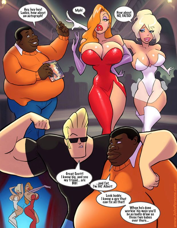 Jessica Rabbit and Holly sucks a black dick