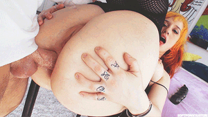 Big ass redhead watching POV