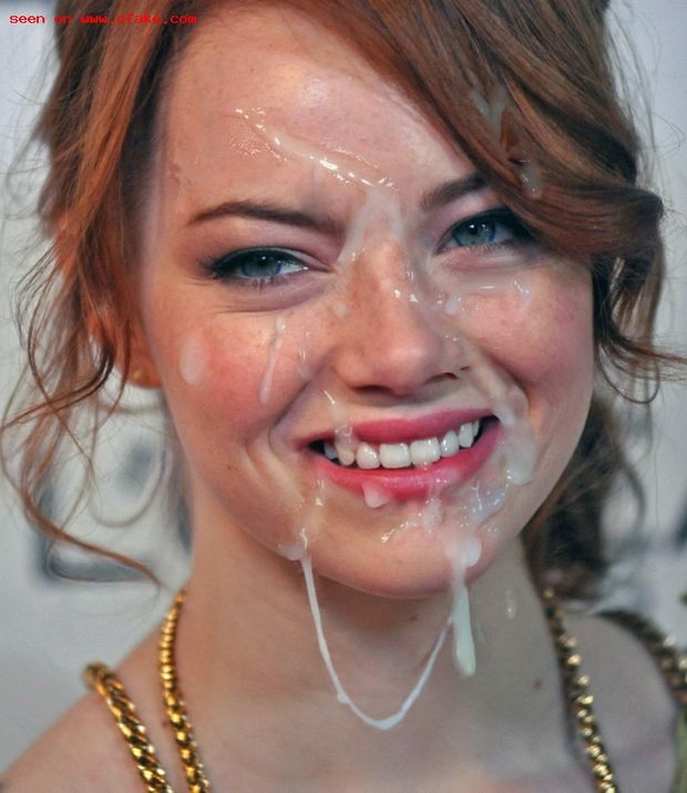 emma stone facial