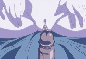 Woman handjob anime clit play
