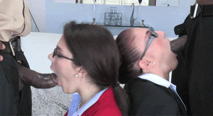 Girlfriend outdoor stockings licking