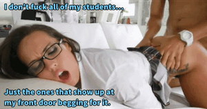 Glasses orgasm brunette subway