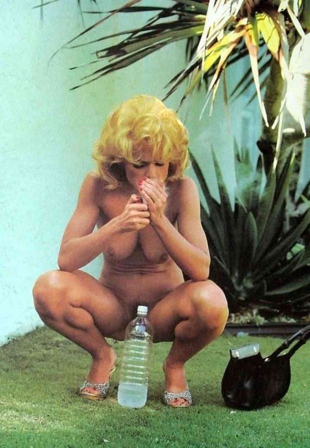 Smoking Naked Madonna