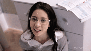 Glasses office stepdad bukkake