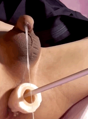 Masturbate cumshot vibrator sissy