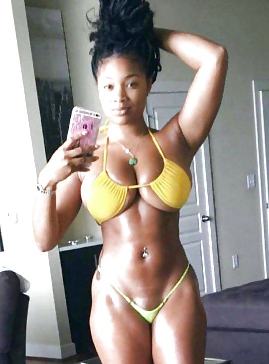 Hot ebony selfie