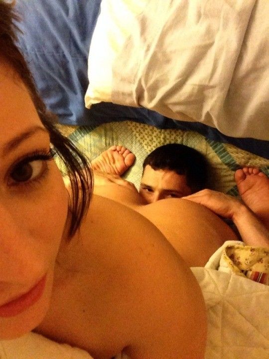 Butt buried selfie