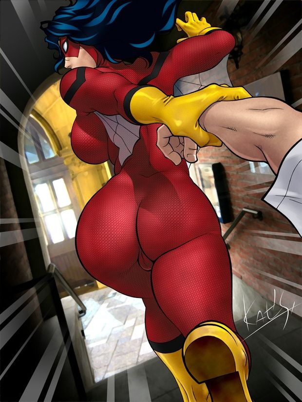 Sexy spiderwoman