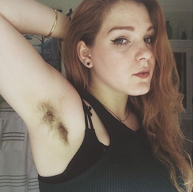 Hot Redhead with Hot Armpit Hair