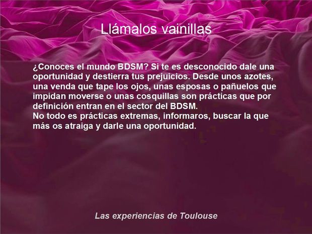 Idea 55. Más en las experiencias de Toulouse