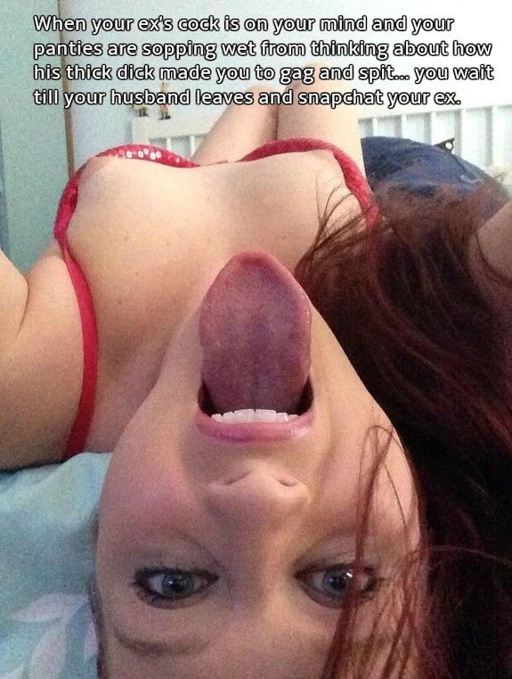 Captioned Deepthroat Sluts