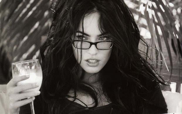 Megan Fox in glasses