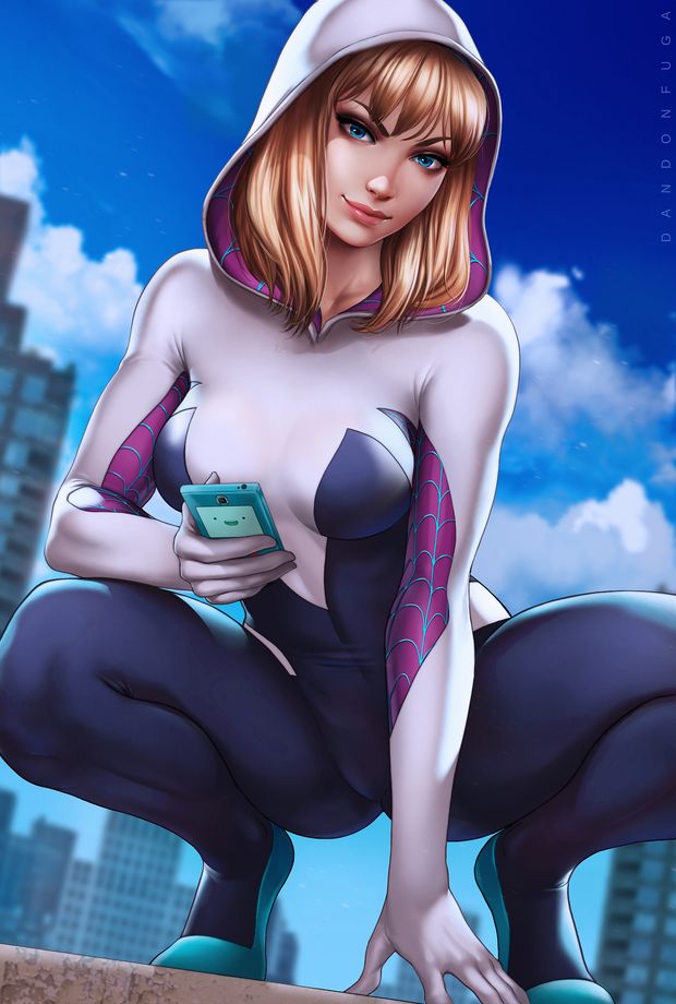 Sexy spider Gwen.