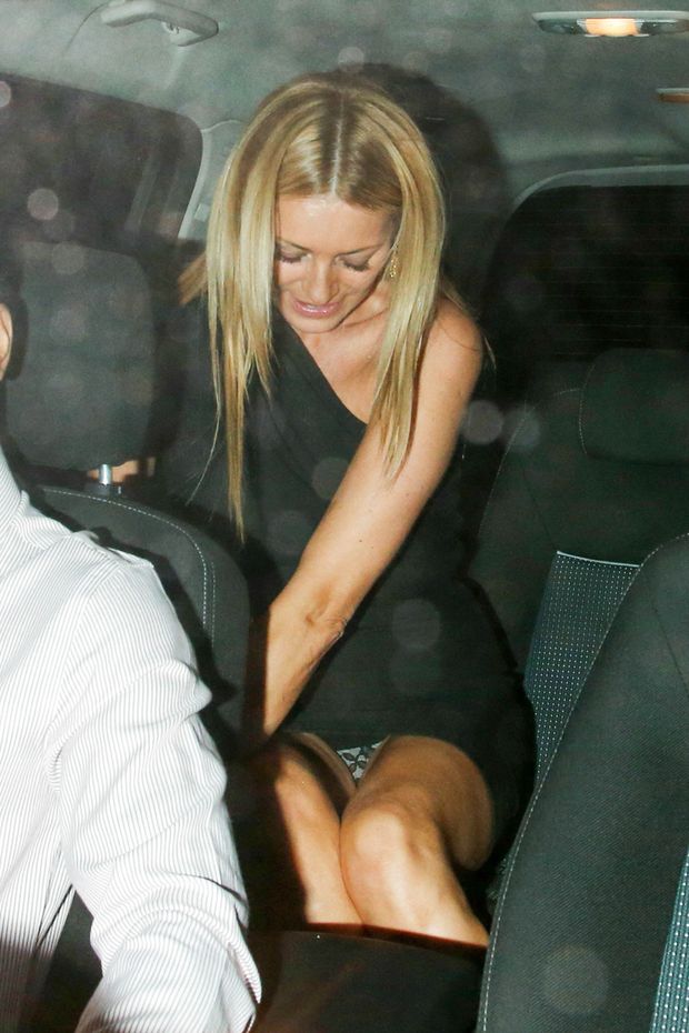 Tess Daly's Pretty Panties Upskirt