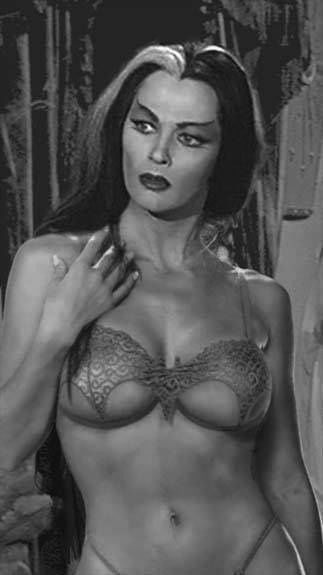 Lily Munster sexy lingerie