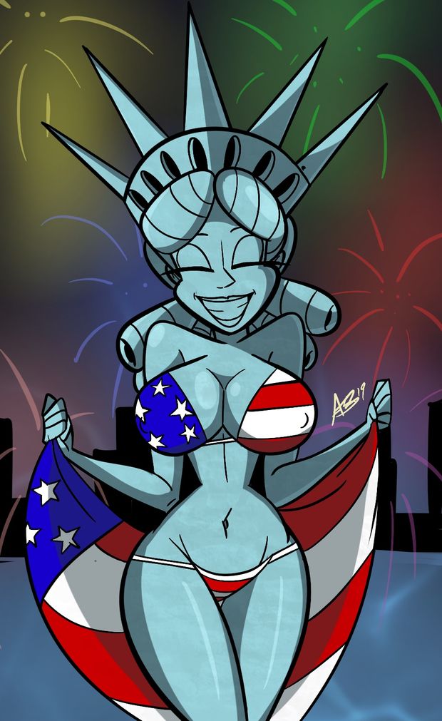 Lady Liberty by AKB-DrawsStuff