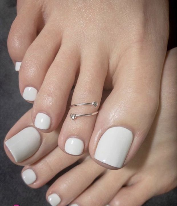 White Toenails