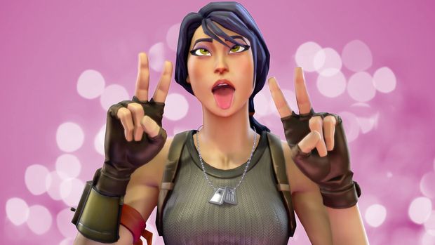 OG Fortnite DOing ahegao face