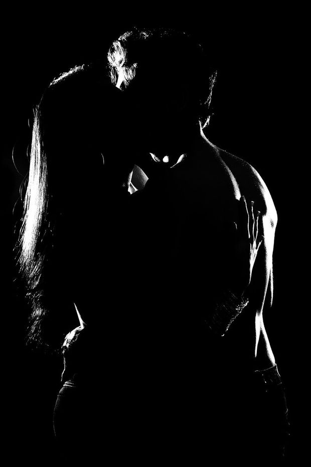 Shadow couple silhouette