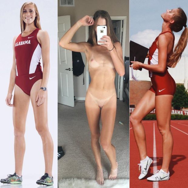 Alabama track team tight body