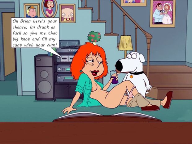 Lois Griffin drunk and coming on to Brian! You could have fucked me Brian!