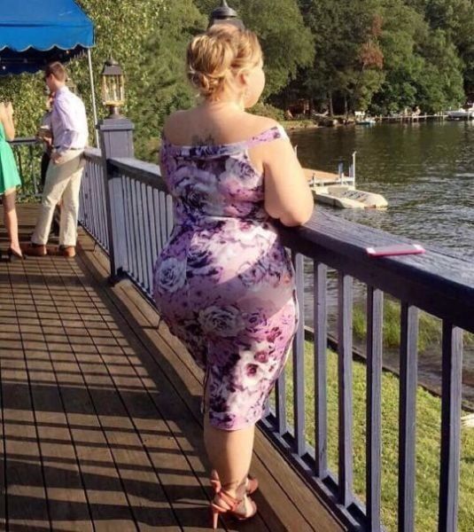 bbw in a dress