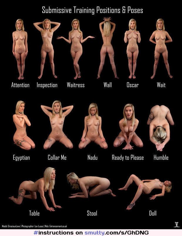 submissive training positions & poses