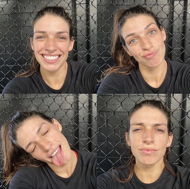 Mackenzie Dern beautiful and silly face collage