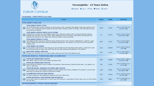 Forumophilia Review & 13+ Best Free Porn Forums