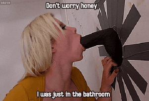 Orgasm sissy gloryhole hardcore