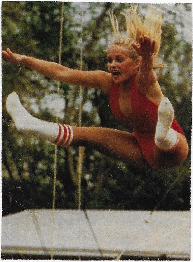 Charlene Tilton Dallas in Red Leotard