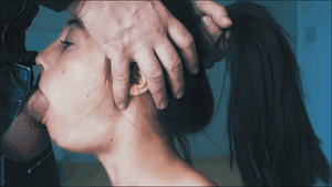 Secretary dark haired makeout deepthroat