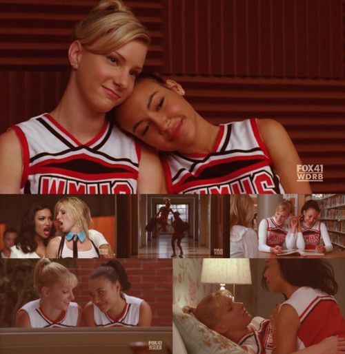 Naya Rivera, Heather Morris Glee Lesbian