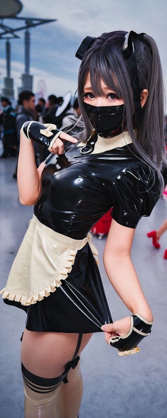 asian-latex fetish-latex