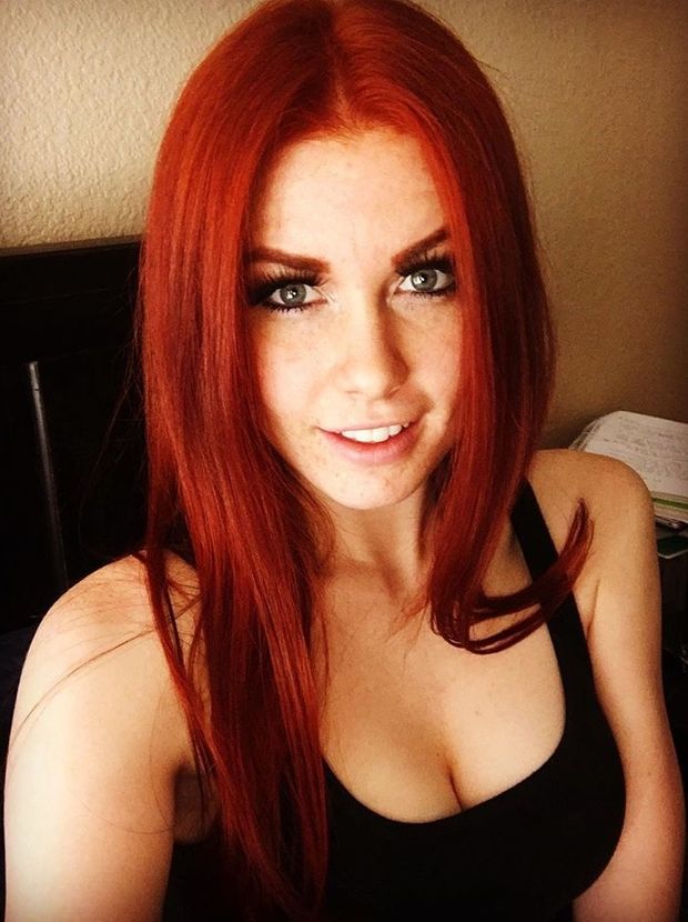 Gorgeous freckled redhead