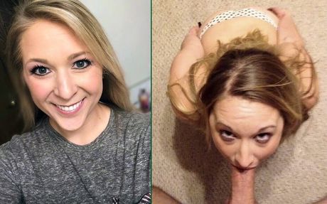 before and after blow job 