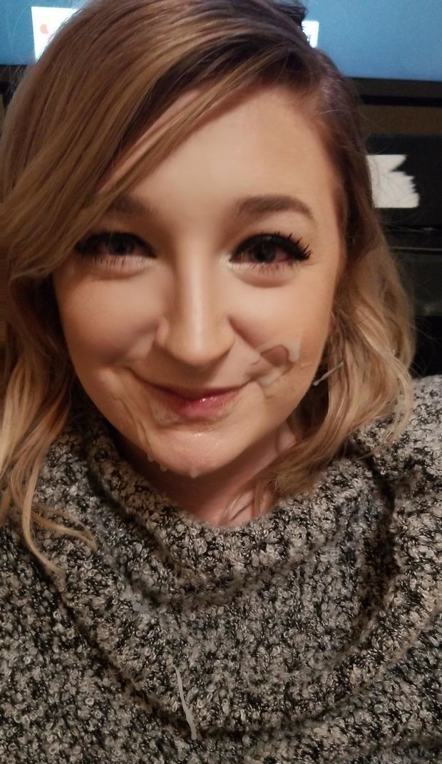 You look prettier with cum on your face