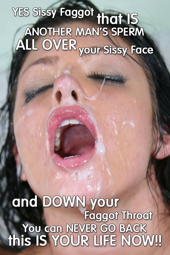 Your Cum-Covered Life Sissy Caption.